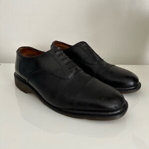 Dr Martens Made In England RARE Vintage Leather Oxford UK9/US 10 Mono Black